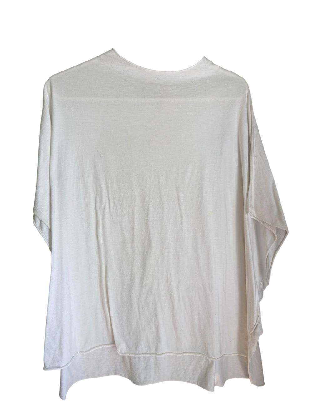 Frank & Eileen Audrey Top White Pima Cotton Boxy TShirt OS